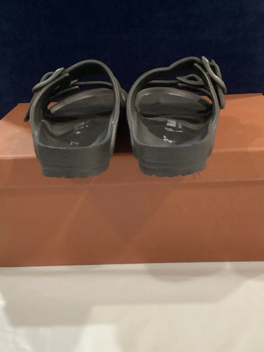 Birkenstock Kids Black Two Strap Sandals EU Size 25